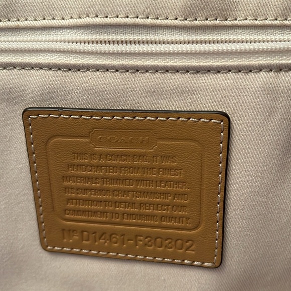 Hadley Multi Color Stripe Coach Bag - Picture 3 of 13